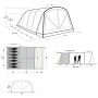 Aufblaszelt Outwell Charleston 7 Air TC