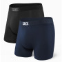 Boxershorts Saxx Vibe Boxer Brief 2Pk blau/schwarz Black/Navy
