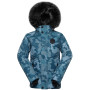 Kinderjacke Alpine Pro Molido blau/grau tapestry