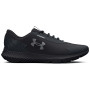 Herren Laufschuhe Under Armour Charged Rogue 3 Storm schwarz/silber Black / Black / Metallic Silver