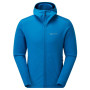 Herren Funktions-Sweatshirt Montane Protium Hoodie blau Electric Blue