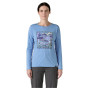 Damen-T-Shirt Patagonia W's L/S Cap Cool Daily Graphic Shirt - Lands