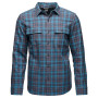 Herrenhemd Black Diamond M Project Twill Ls Shirt blau Charcoal-Moab Brown (9652)