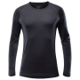 Herren-T-Shirt Devold Breeze Man Shirt long sleeve schwarz Black