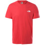 Herren-T-Shirt The North Face Simple Dome Tee rot/weiß RococcoRed