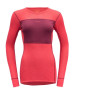 Damen-Funktionsshirt Devold Wool Mesh Woman Shirt himbeerfarbe Beetroot/Poppy