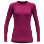 Damen-Funktionsshirt Devold Duo Active Woman Shirt LS lila plum