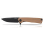 Klappmesser Acta non verba Z100 DLC/Plain Edge, G10 braun Coyote/Black