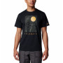 Herren-T-Shirt Columbia Csc™ Seasonal Logo Tee schwarz Black, Linear Drifts