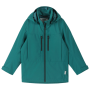Wasserdichte Kinderjacke Reima Saarela Dark Teal dunkelgrün Dark Teal