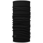 Multifunktionstuch Buff Midweigt Merino Wool schwarz SolidBlack