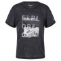 Kinder-T-Shirt Regatta Alvarado VI schwarz IndiaGryMarl
