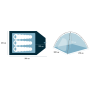 Zelt Zulu Dome 3 Plus Black