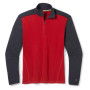 Herren-Funktionsshirt Smartwool M Classic Thermal Merino BL 1/4 ZB rot/schwarz rhythmic red