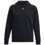 Damen-Sweatshirt Under Armour Rival Fleece Hoodie schwarz Black / / White