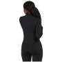 Damen-T-Shirt Icebreaker W Mer Core Heavyweight LS Half Z