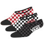 Socken Vans MN Classic Super No Show (38,5-42) 3Pk rot/weiß Red-White Check