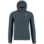 Herren-Sweatshirt Karpos Rocchetta Hoodie Fleece grau Dark Slate/Black