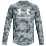 Herren-Sweatshirt Under Armour Rival Terry Novelty HD blau/grau Harbor Blue / Gravel / Onyx White