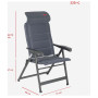 Campingstuhl Crespo AP-235 Air Deluxe Compact