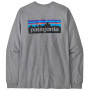 Herren-T-Shirt Patagonia P-6 Logo Responsibili Tee LS