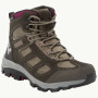 Damenschuhe Jack Wolfskin Vojo 3 Texapore Mid W 2022 dunkelbraun khaki / burgundy