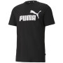 Herren-T-Shirt Puma ESS Logo Tee schwarz black
