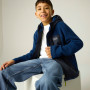 Kinder-Sweatshirt Regatta Munro Hybrid Jacket AviBlueNavy