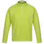 Herren-Sweatshirt Regatta Yonder hellgrün Bright Kiwi