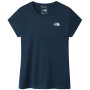 Damen-T-Shirt The North Face Reaxion Amp Crew blau Monterey Blue Heather