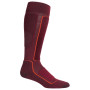 Herren Kniestrümpfe Icebreaker Mens Ski+ Medium OTC weinfarbe Cabernet/JetHthr