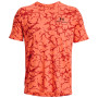 Herren-Funktionsshirt Under Armour Rush Energy Print SS 2023 orange After Burn / / Black