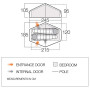 Wanderzelt Vango Nevis 200
