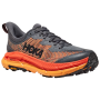 Herren Laufschuhe Hoka Mafate Speed 4 grau/orange Castlerock / Black