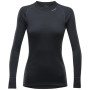 Damen-Funktionsshirt Devold Duo Active Woman Shirt LS schwarz Black