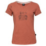 Damen-T-Shirt Chillaz Gandia Alpaca Gang Winter braun brick