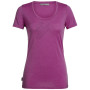 Damen-T-Shirt Icebreaker W's Tech Lite SS Scoop rosa Amore