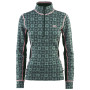 Damen-Funktionsshirt Kari Traa Rose Half Zip grün/schwarz murk