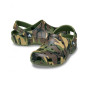 Kinderpantoffeln Crocs Classic Camouflage Clog Army Green/Multi