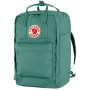 Urban-Rucksack Fjällräven Kånken Laptop 17" hellblau Frost Green