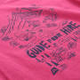 Kinder-T-Shirt Alpine Pro Nogero Fuchsia
