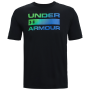 Herren-T-Shirt Under Armour Team Issue Wordmark SS schwarz/blau Black//BlueCircuit