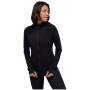 Damen Funktions-Sweatshirt Black Diamond W Coefficient Lt Hybrid Hoody