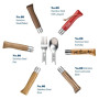 Besteck Opinel Picnic Plus mit Gabel/Löffel/Serviette