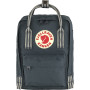 Rucksack Fjällräven Kanken Mini 7 blau/schwarz Navy-Long Stripes