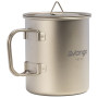 Tasse Vango Titanium Single Walled Mug 450ml silber Titanium