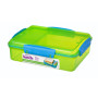 Lebensmittelbox Sistema Snack Attack Duo 975ml hellgrün