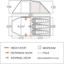 Familienzelt Vango Beta 350XL CLR