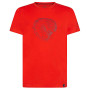 Herren-T-Shirt La Sportiva Cross Section T-Shirt M rot Poppy