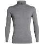 Herren-T-Shirt Icebreaker Mens 260 Tech LS Half Zip grau GritstoneHthr